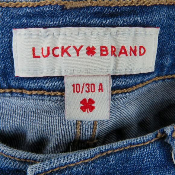 Lucky Brand Sweet Mid Bootcut Jeans Flared Leg Dark Wash Jeans Size 10 30 - Picture 8 of 11